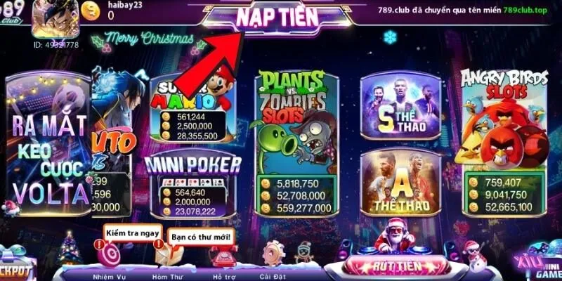 nạp tiền 789club biz